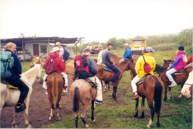 Preparing to go to the Volcano - photo © Hugh and Heather Bacon