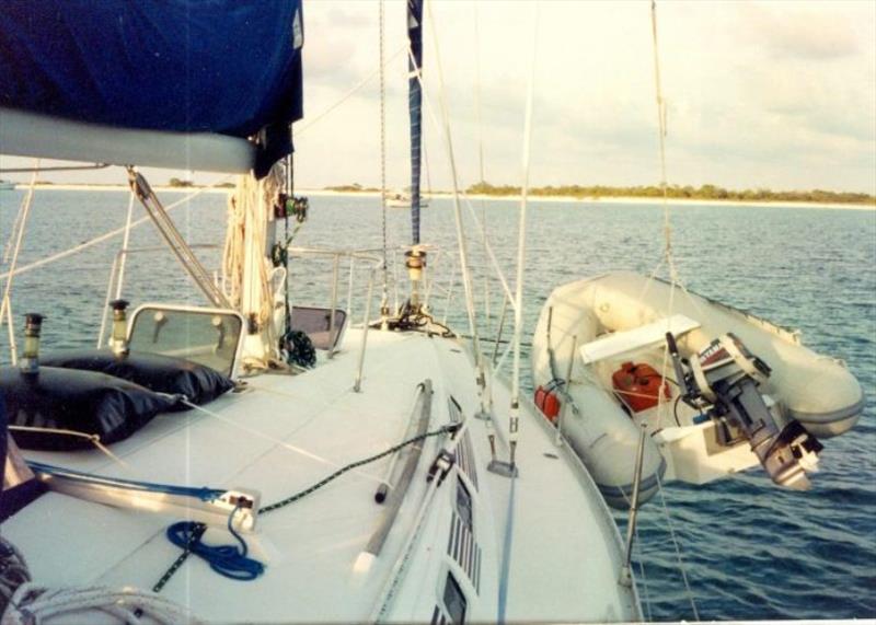 Flex tanks each contained about 80 litres diesel photo copyright Hugh and Heather Bacon taken at  and featuring the Cruising Yacht class