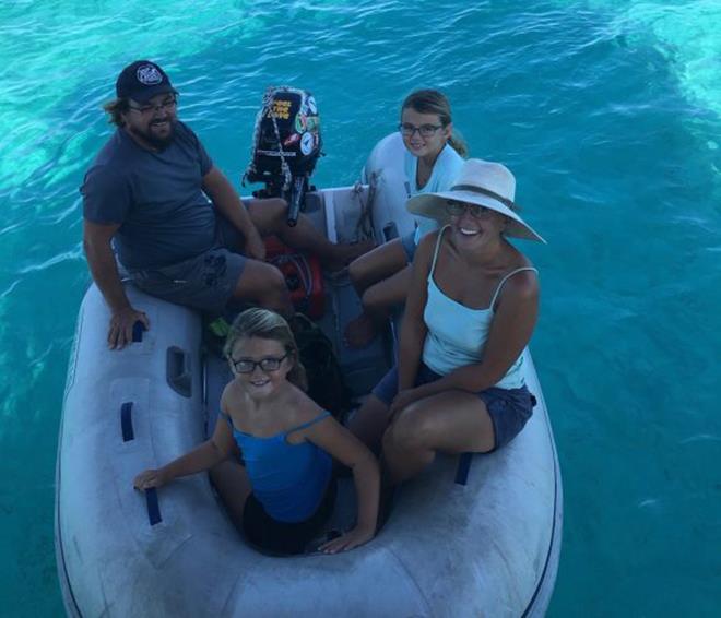 Maple's crew: Darryl and Janet Lapaire, Ella and Iris photo copyright Glen and Marilyn Middleton taken at  and featuring the Cruising Yacht class