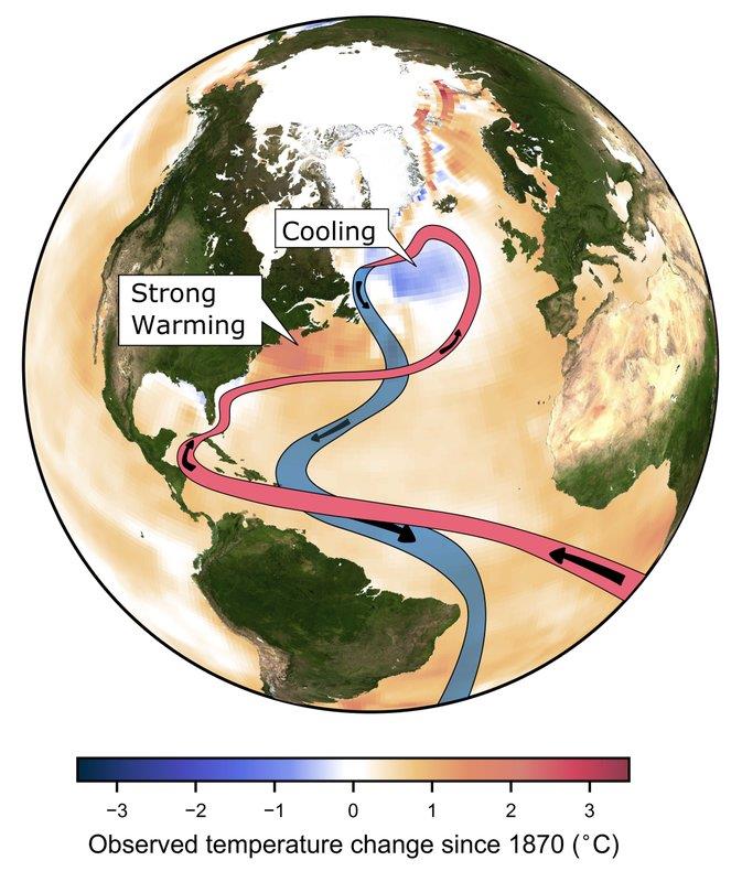 Observed temperature change since 1870 photo copyright Seth Borenstein taken at  and featuring the Cruising Yacht class