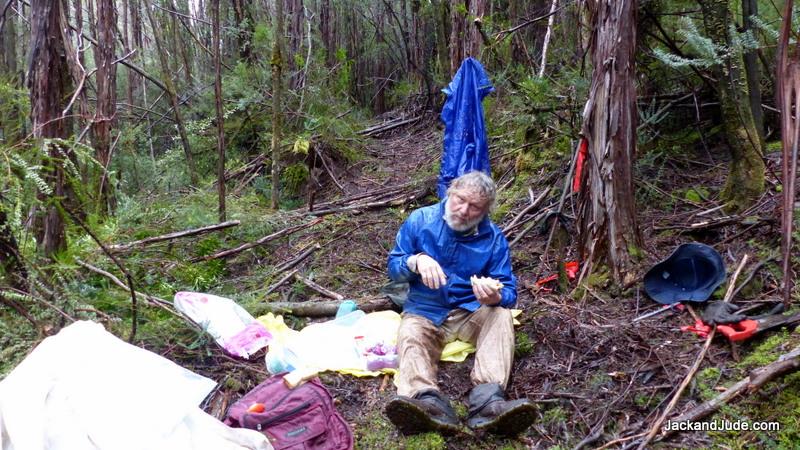 Lunch on the track in the rain photo copyright Jack and Jude taken at  and featuring the Cruising Yacht class