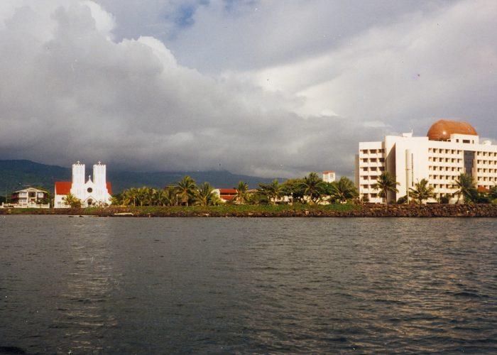 Apia harbour - photo © Hugh & Heather Bacon