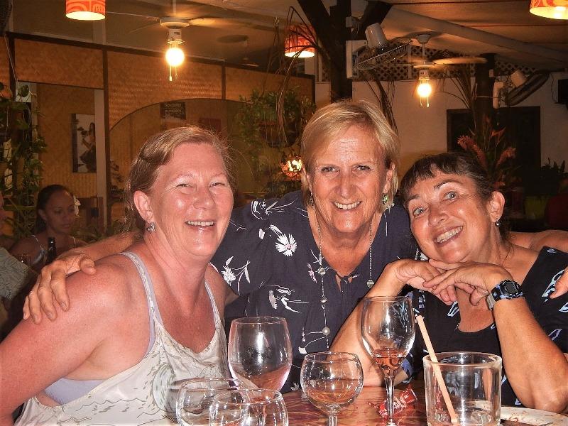 Sue, Clare and Sylvia - photo © Andrew and Clare