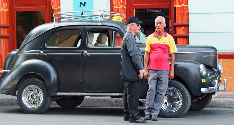 Santiago de Cuba, the only Willys Sedan in Cuba photo copyright Neil Langford, SV Crystal Blues taken at  and featuring the Cruising Yacht class