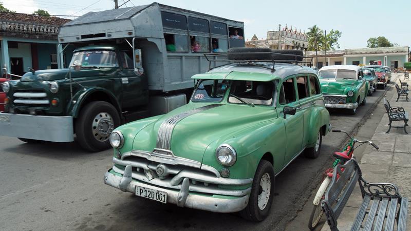 Local taxi rank, near Cienfuegos photo copyright Neil Langford, SV Crystal Blues taken at  and featuring the Cruising Yacht class