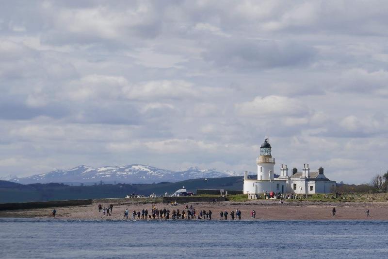 Chanonary Point Lighthouse on the Moray Firth Scotland. 1846 - photo © SV Taipan