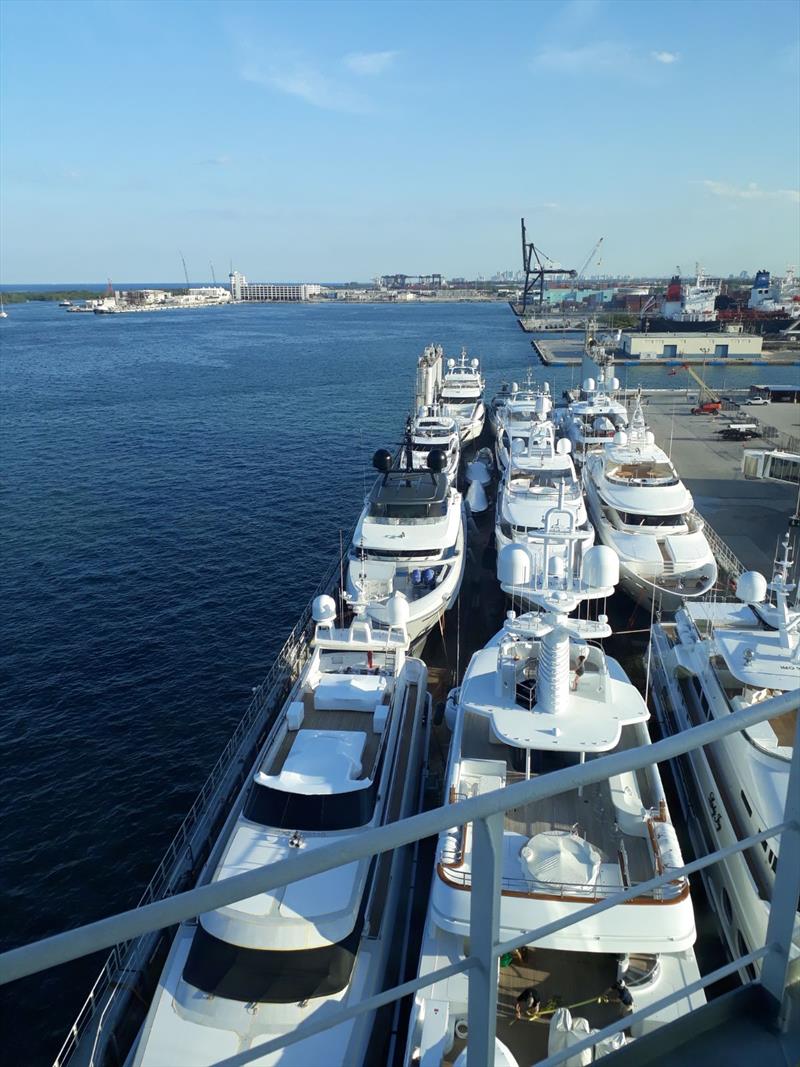 Yachts all stacked up photo copyright Mission Océan taken at  and featuring the Cruising Yacht class