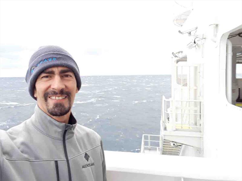 Henrique on board the yacht express photo copyright Mission Océan taken at  and featuring the Cruising Yacht class