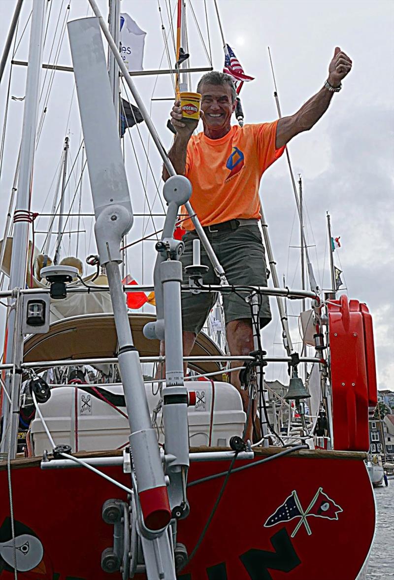 We gave Istvan Kopar some Vegemite just to  give him a chance against the Aussies photo copyright SV Taipan taken at  and featuring the Cruising Yacht class