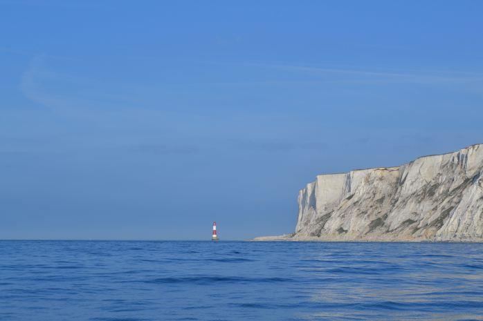 White Cliffs of Dover - 2018 adventure - United Kingdom to the Channel Islands - photo © SV Red Roo