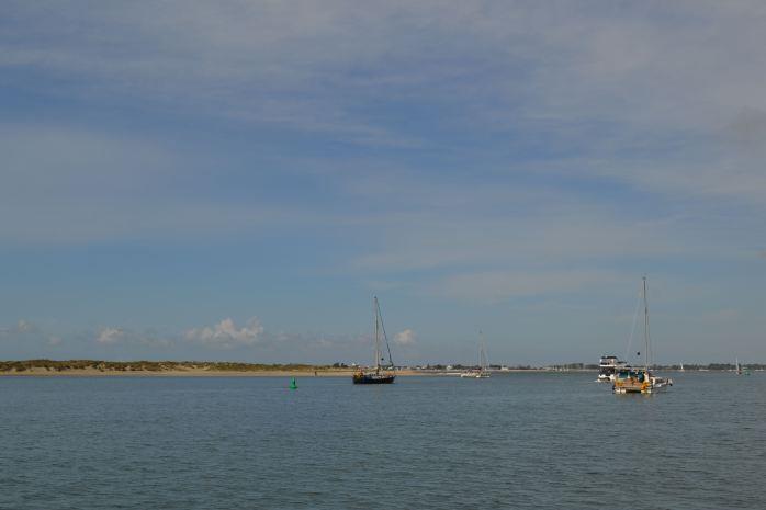 Saturday night on anchor in Chichester Harbour - 2018 adventure - United Kingdom to the Channel Islands - photo © SV Red Roo