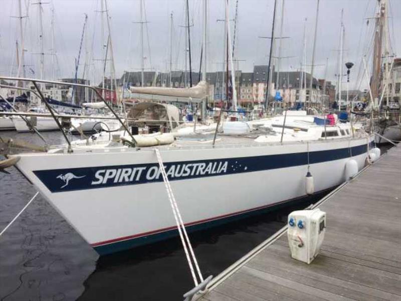 A long way from home like us. This beauty needs some TLC tho before taking to the water again photo copyright Red Roo taken at  and featuring the Cruising Yacht class