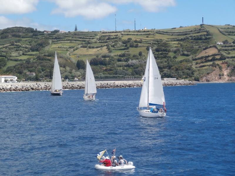 Running down the line - 2018 OCC Azores Pursuit Rally photo copyright Ocean Cruising Club taken at  and featuring the Cruising Yacht class