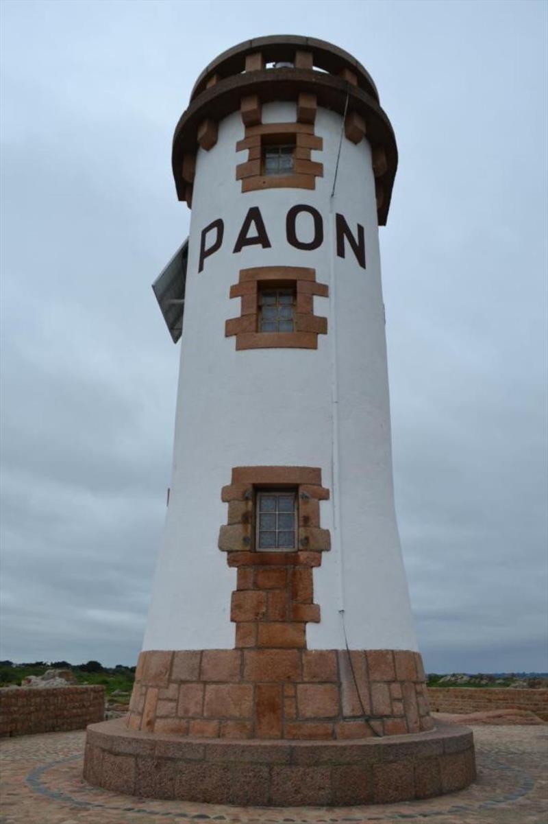 Paon Lighthouse at the North of the Island photo copyright SV Red Roo taken at  and featuring the Cruising Yacht class