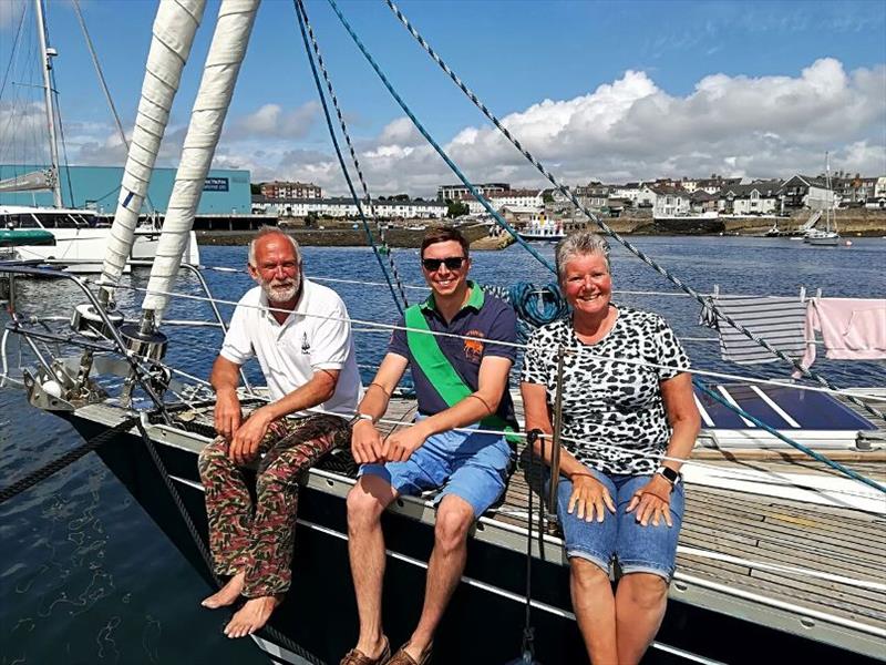 Plymouth Gertha 5 crew - photo © World Cruising Club