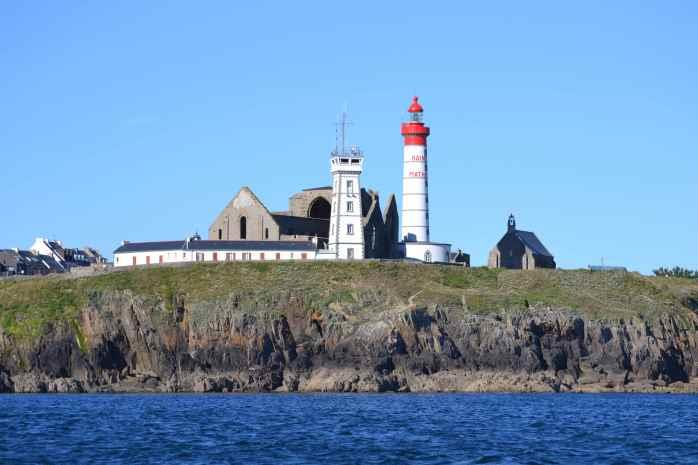 Saint-Mathieu Lighthouse between L'Aber-Wrac'h and Cabaret-sur-Mer at the bottom end of the Chenaux du Four photo copyright Maree & Phil taken at  and featuring the Cruising Yacht class