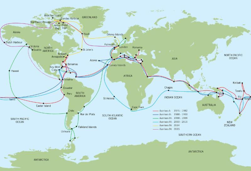 Jimmy Cornell's voyages! photo copyright The Cruising Association taken at Royal Harwich Yacht Club and featuring the Cruising Yacht class