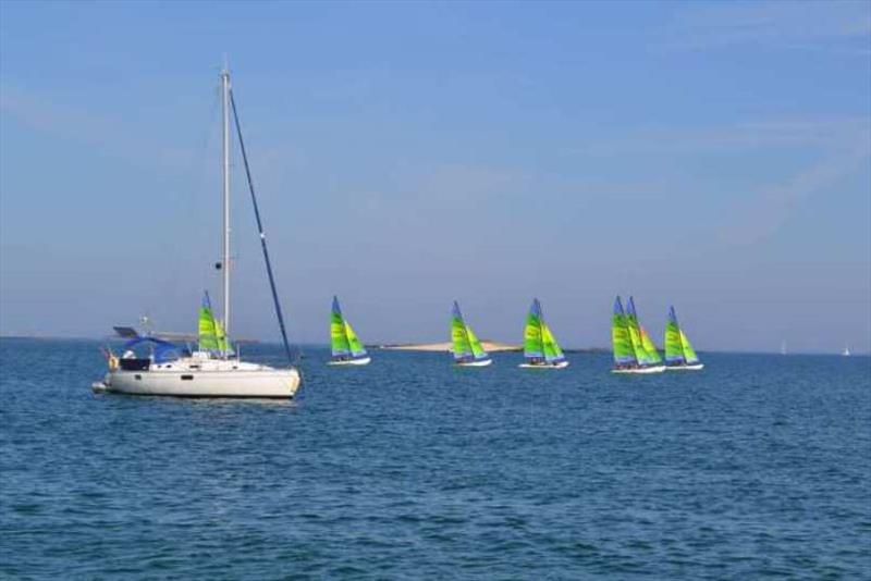 Sailing School Boats les de Glenan photo copyright SV Red Roo taken at  and featuring the Cruising Yacht class