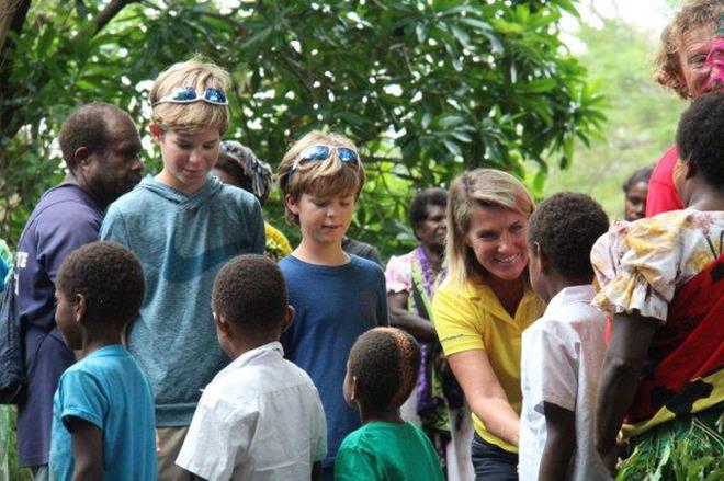 World ARC 2018-19 - Gift ceremony in Tanna - photo © World Cruising