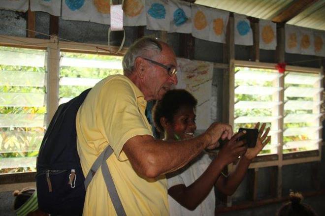 World ARC 2018-19 - Gift ceremony in Tanna photo copyright World Cruising taken at  and featuring the Cruising Yacht class