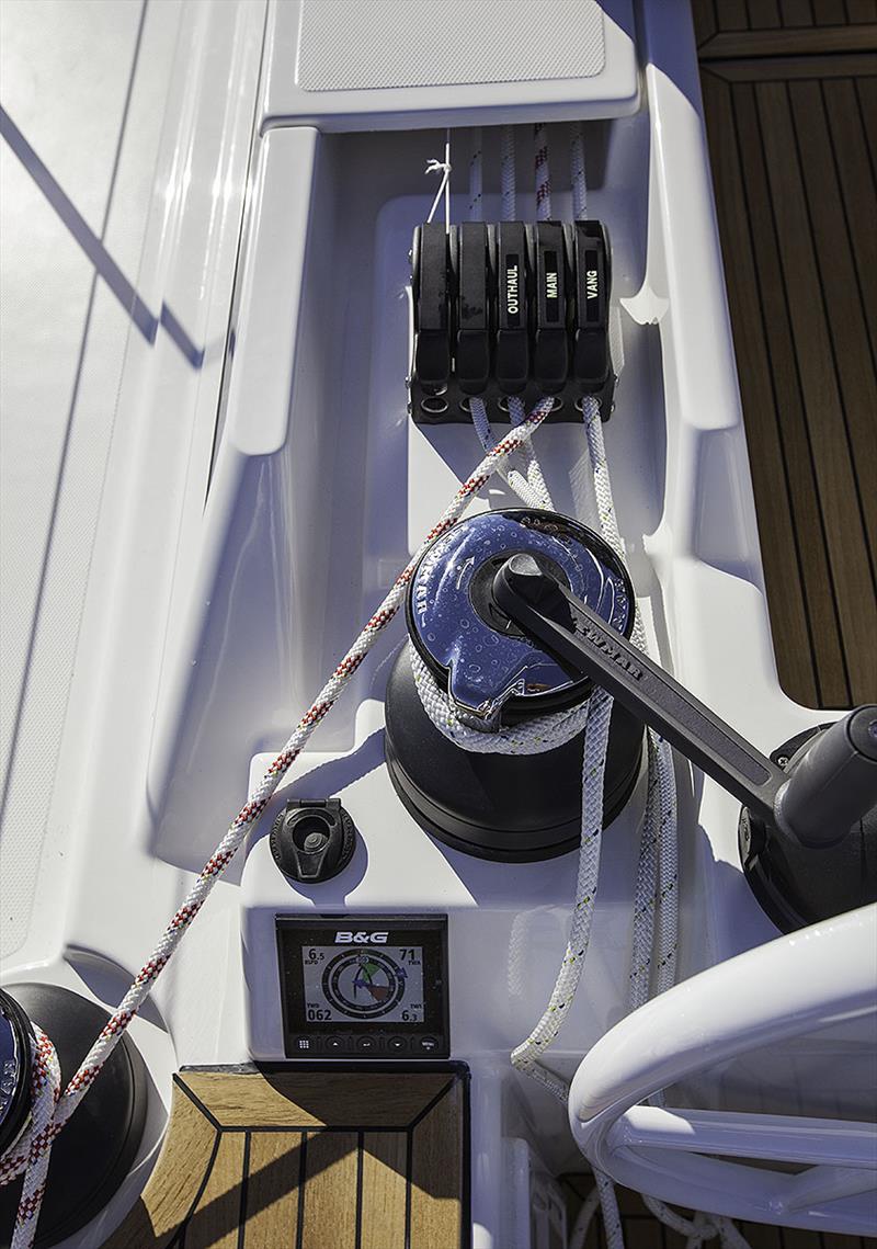 Bavaria C45 - All control lines to the helm positions and terrific B&G wind displays photo copyright John Curnow taken at  and featuring the Cruising Yacht class