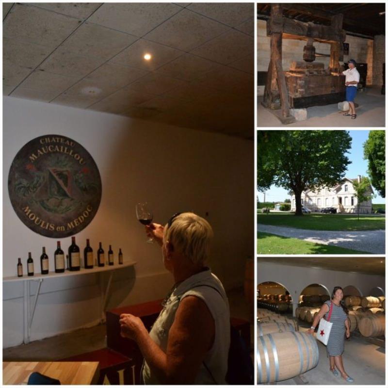 A tour and a taste at Chateau Maucaillou, built 1875 with a 217 acre vineyard - photo © SV Red Roo