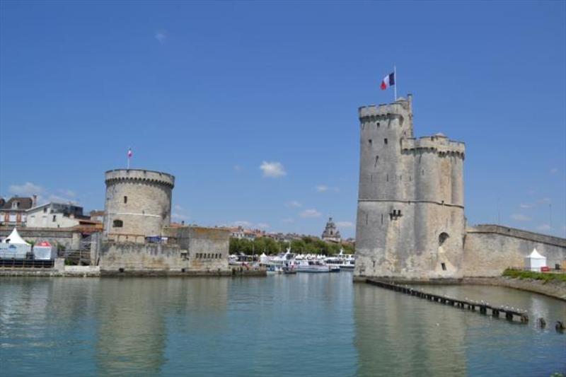 Chain Tower (left) and St.Nicholas Tower (right) at the water entrance to La Rochelle - photo © SV Red Roo