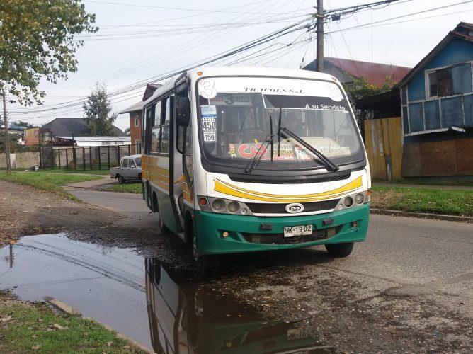 Valdivia bus - photo © Laurence Roberts and Mary Anne Unrau