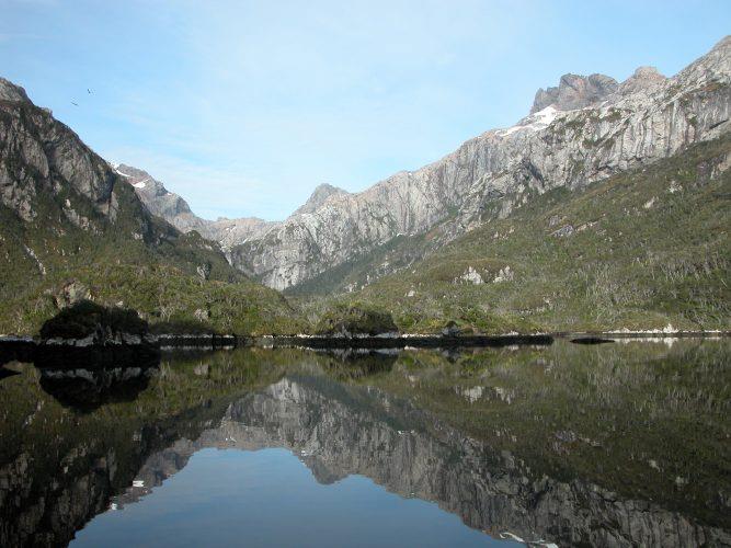 Puerto Hoppner (right side up) - Top spots in Patagonia photo copyright Laurence Roberts and Mary Anne Unrau taken at  and featuring the Cruising Yacht class