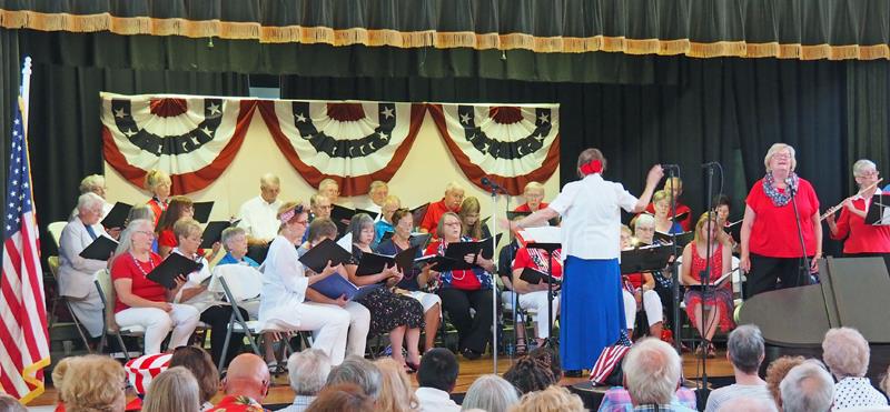 Community Singers Choral Performance - photo © World Cruising