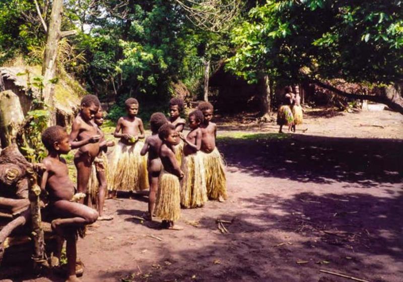 Tanna village scene - photo © Hugh & Heather Bacon