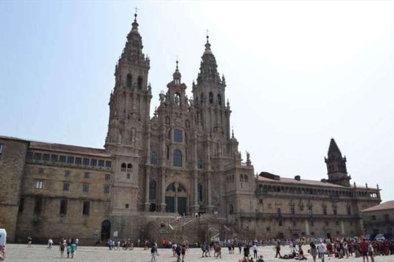 Santiago de Compostela Cathedral the end of the Camino Pilgrim Trail - photo © SV Red Roo