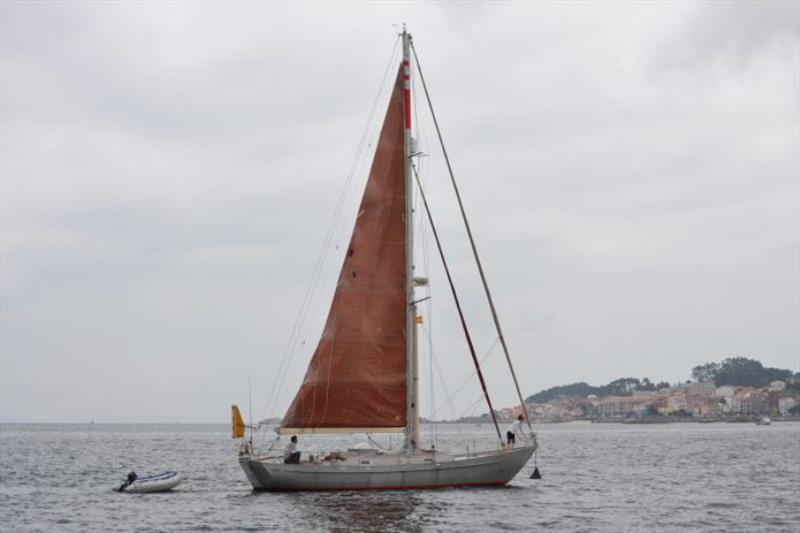 John & Kara on Sentijn showing us how it's done, sailing onto anchor no engine required - photo © SV Red Roo