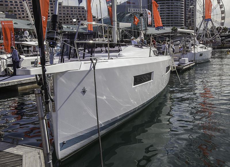 The super-distinctive lines of the Phillipe Briand penned Jeanneau Sun Odyssey 490 photo copyright John Curnow taken at  and featuring the Cruising Yacht class