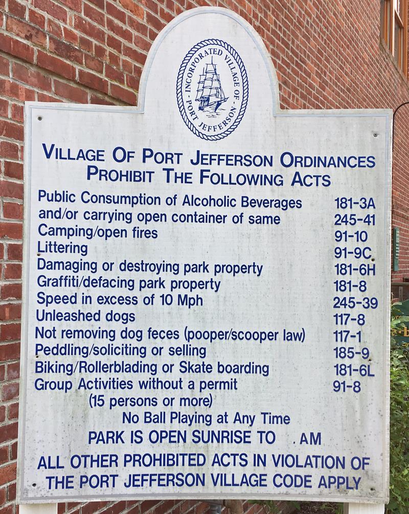 Plenty not to do in Port Jefferson - photo © SV Crystal Blues