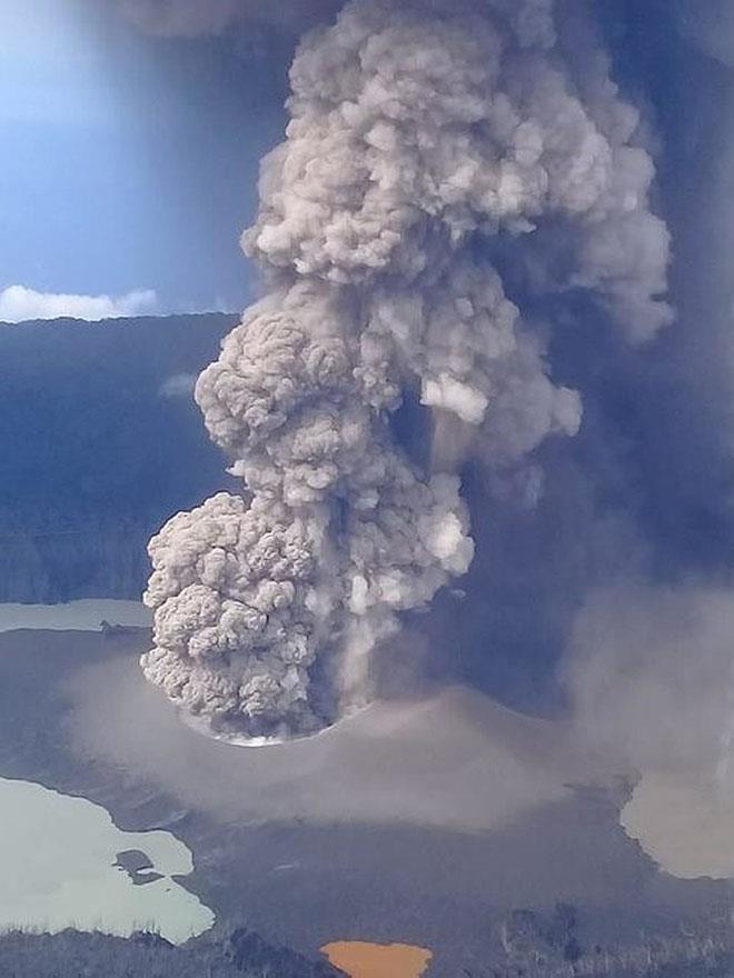 The Manaro Voui volcano on Vanuatu's Ambae Island photo copyright Daria Blackwell taken at  and featuring the Cruising Yacht class