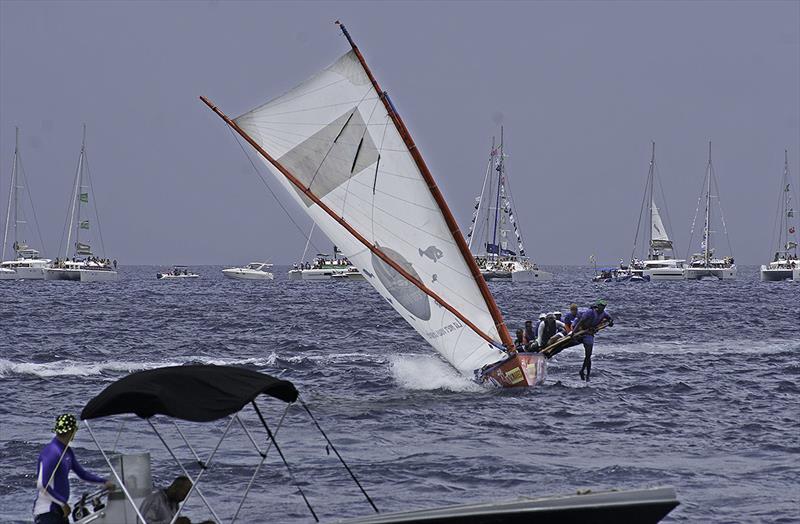 One of the competitors in the yole race - photo © Mission Océan 