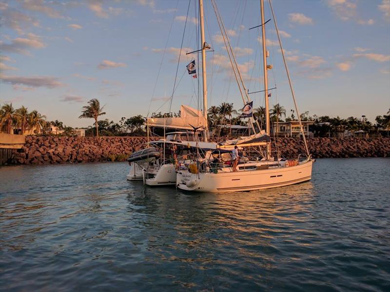 2018 World ARC in Darwin - Boats welcome dock - photo © World Cruising