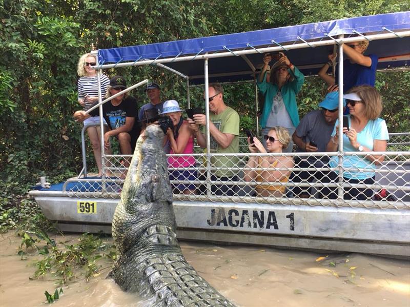 2018 World ARC - Darwin - Jumping crocodile - photo © World Cruising