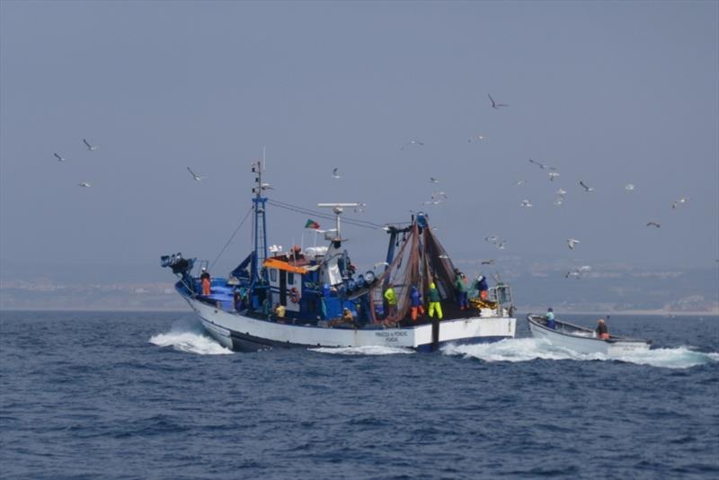 We think this unusual boat with oars fishes from the beach. - photo © SV Taipan