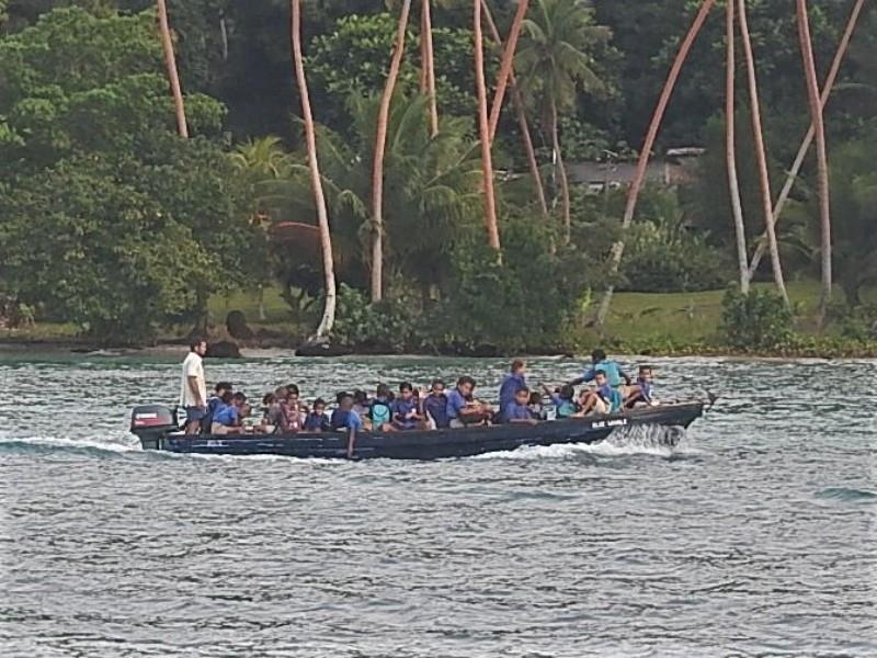 Just another day on the school bus photo copyright Andrew and Clare / Freedom and Adventure taken at  and featuring the Cruising Yacht class