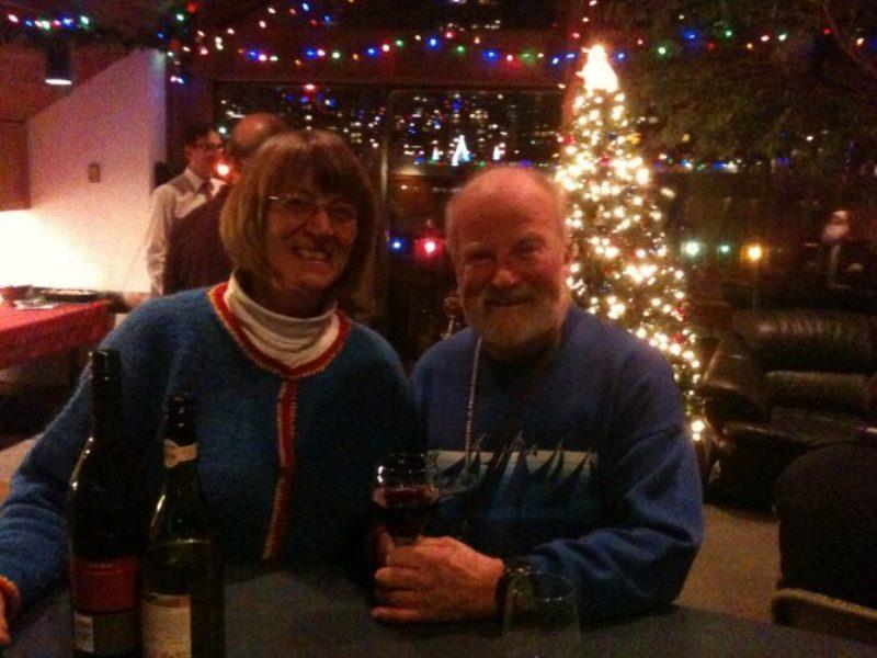 Ian and Barb at the BCA 2009 Christmas party in Vancouver. - photo © Glenora Doherty