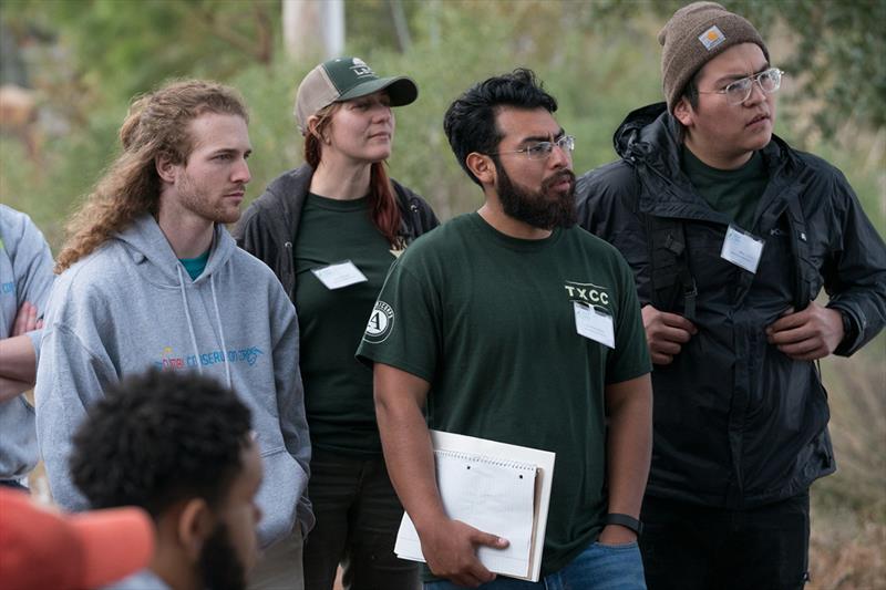 The first cohort of GulfCorps in the field during their first orientation at Camp Beckwith, Alabama photo copyright Devin Ford / TNC taken at  and featuring the Cruising Yacht class