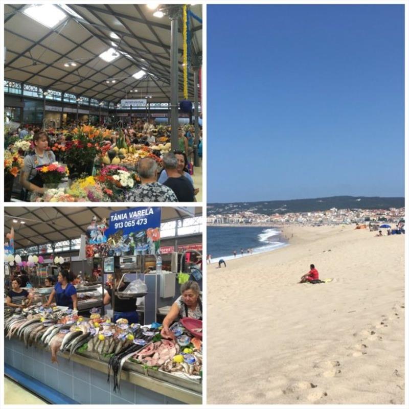 Markets and Beach at Figueira da Foz - photo © SV Red Roo
