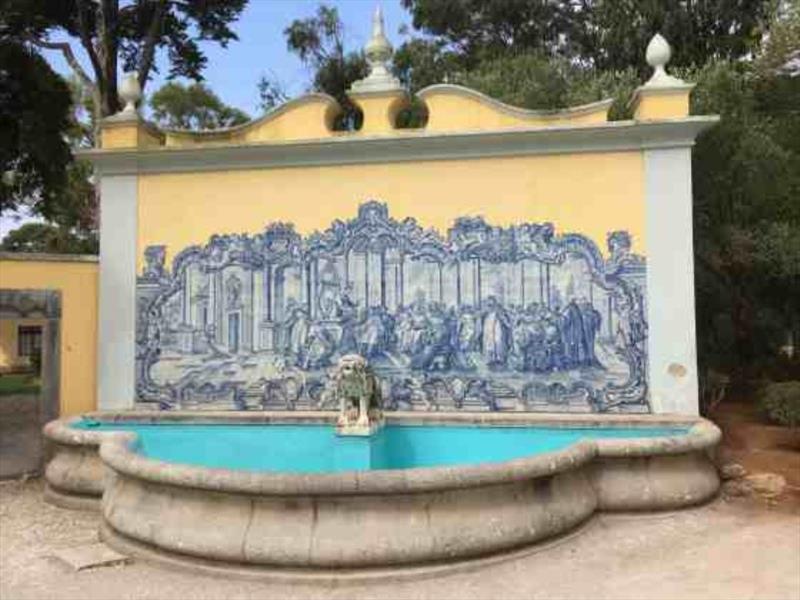 Fountain - Cascais photo copyright SV Red Roo taken at  and featuring the Cruising Yacht class