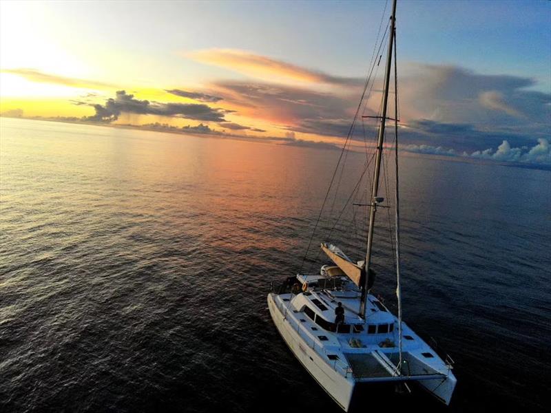 Chinese sailor named Xu Jingkun round-the-world Lagoon journey - photo © Lagoon Asia Pacific