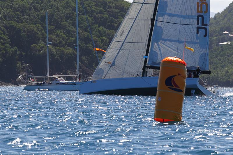 JP54 'The Kid' (FRA) cross the ARC Finish Line to take Line Honours - ARC 2018 - photo © Tim Wright