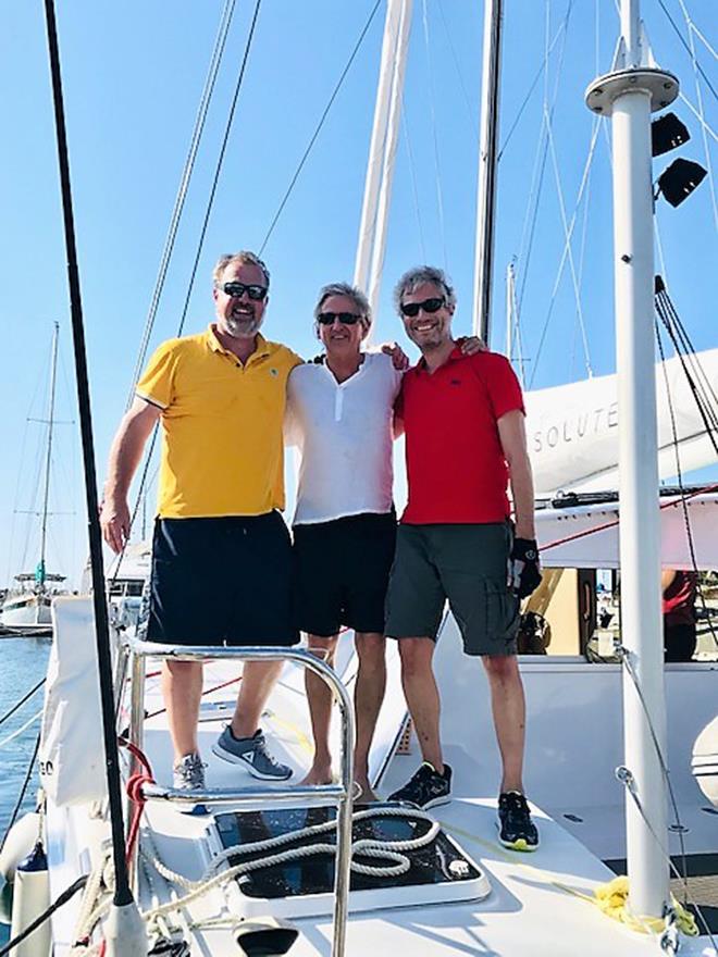 World ARC 2019-20 - Resolute II crew photo copyright World Cruising taken at  and featuring the Cruising Yacht class