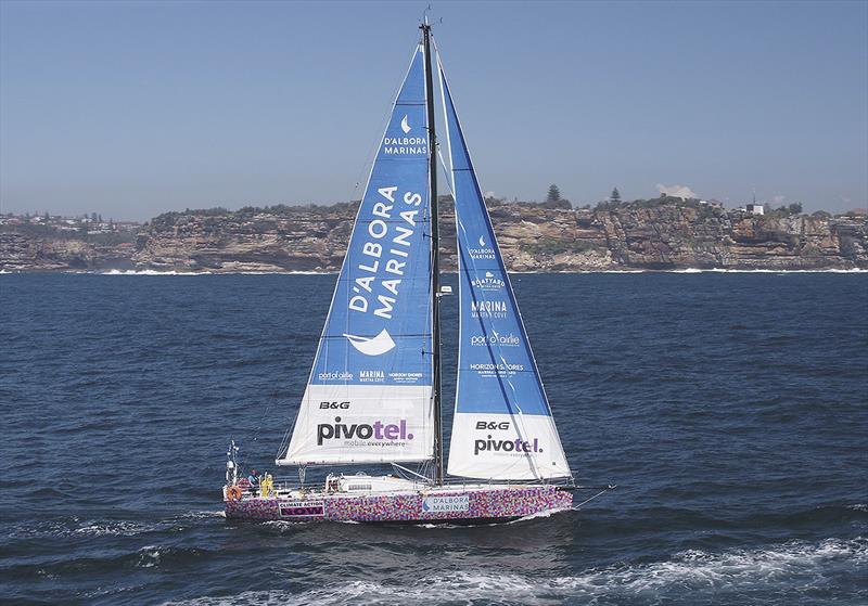 Taking off on her brilliant Round Australia achievement photo copyright Lisa Blair taken at  and featuring the Cruising Yacht class