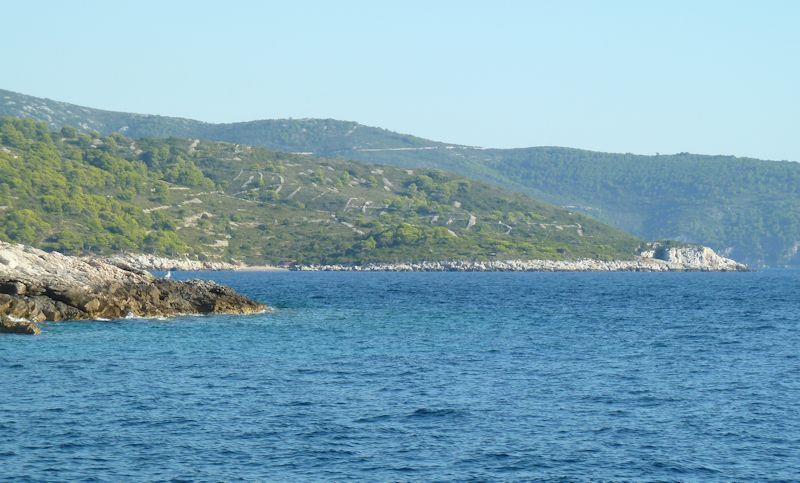 Cruising in Croatia - Approach to Komiza - photo © Liz Potter